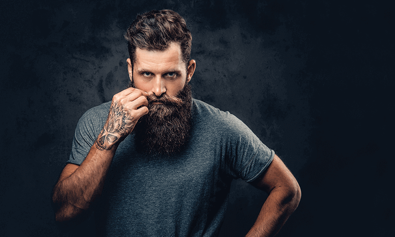 To promote beard growth